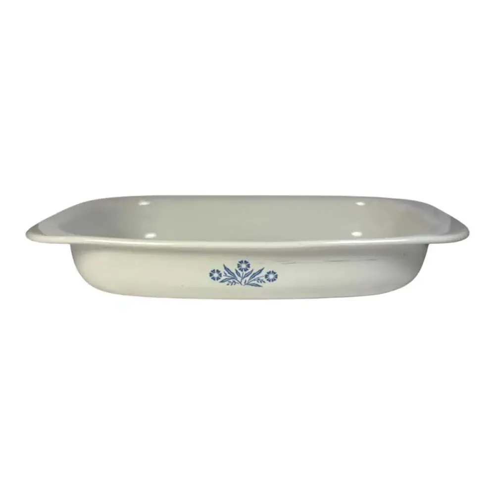 Vintage Corning Ware Blue Cornflower P-21 Roaster Lasagna Pan Casserole 13x9x2”